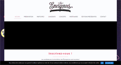 Desktop Screenshot of lesemergences.com